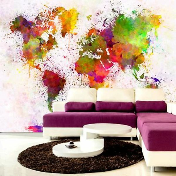 artgeist Fototapete Dyed World mehrfarbig Gr. 250 x 175 günstig online kaufen