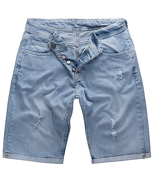 Gelverie Jeansshorts Herren Jeansshorts Stonewashed Hellblau G-304 günstig online kaufen