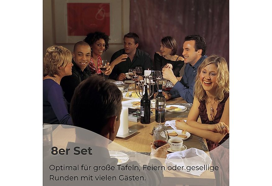 matches21 HOME & HOBBY Platzset Ovales Tischset mit Glasuntersetzer, 8er Se günstig online kaufen