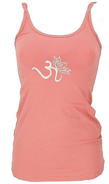 Guru-Shop T-Shirt Yoga-Top aus Bio-Baumwolle OM - apricot Festival, Ethno S günstig online kaufen