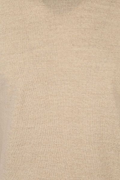 Merino Pullover mit Rundhalsausschnitt in Beige - Größe 3XL günstig online kaufen
