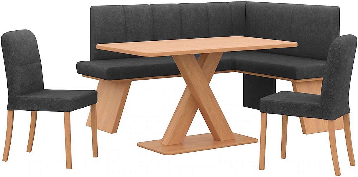 Home affaire Eckbankgruppe "Nina" Set, 4er, 4 Stk. tlg. Sitzgruppe Esszimme günstig online kaufen