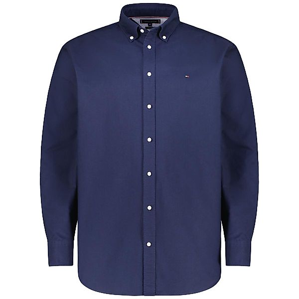 Tommy Hilfiger Freizeithemd aus Baumwolle Farbe dunkelblau Größe: 4XL günstig online kaufen