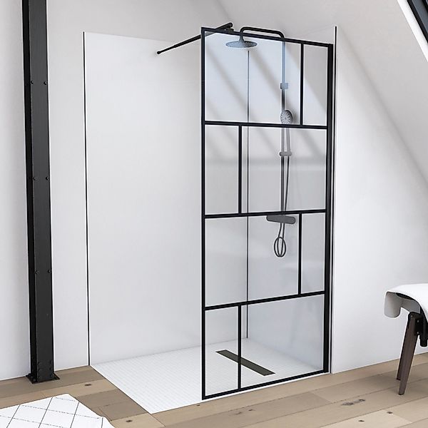 Marwell Walk-in-Dusche Bricks, Einscheibensicherheitsglas, (3 tlg), günstig online kaufen