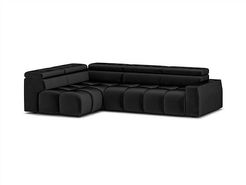 Fun Möbel Ecksofa Sofa Designersofa DARCY in Stoff Salvador, Ottomane Recht günstig online kaufen