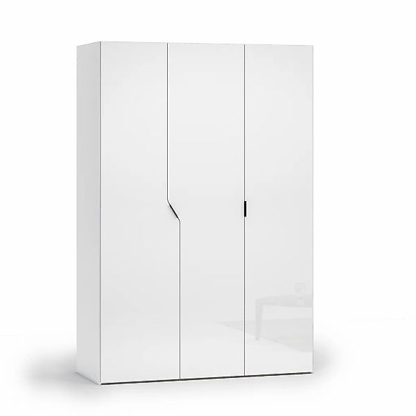 Home affaire Kleiderschrank "AMETISTA, Drehtürenschrank, designgeformten Fr günstig online kaufen