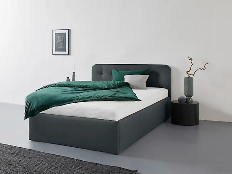 Westfalia Schlafkomfort Polsterbett "Rostock" auch mit Stauraum und Kopftei günstig online kaufen