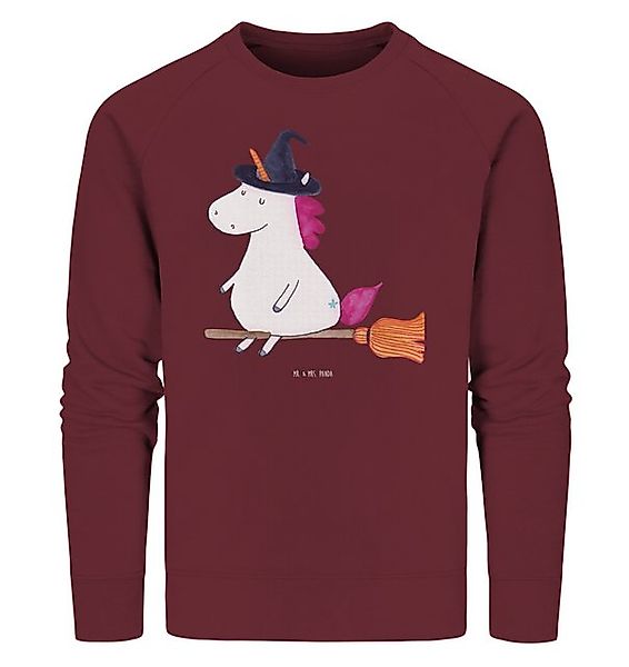 Mr. & Mrs. Panda Longpullover Einhorn Hexe Größe S - Burgundy - Geschenk, P günstig online kaufen