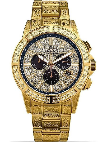 LOUIS XVI Quarzuhr Louis XVI LXVI1126 Majeste Iced Out Chronograph Herrenuh günstig online kaufen