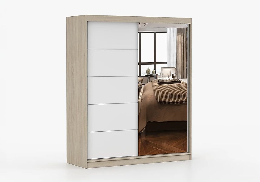 imoebel24 Schwebetürenschrank BONO 05 160 cm günstig online kaufen