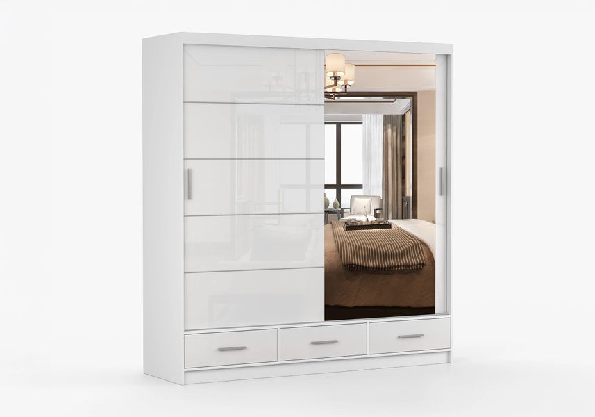 imoebel24 Schwebetürenschrank FLORENCE S 203 cm günstig online kaufen