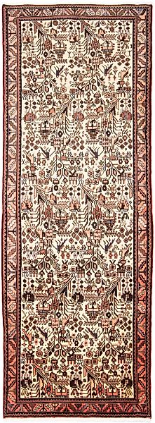 morgenland Orientteppich »Perser - Nomadic - 293 x 112 cm - beige«, rechtec günstig online kaufen