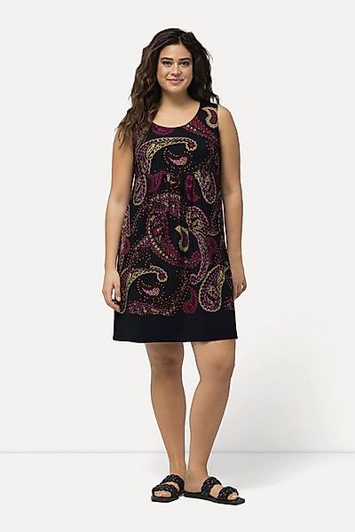 Ulla Popken Jerseykleid Jerseykleid Paisleymuster A-Linie günstig online kaufen