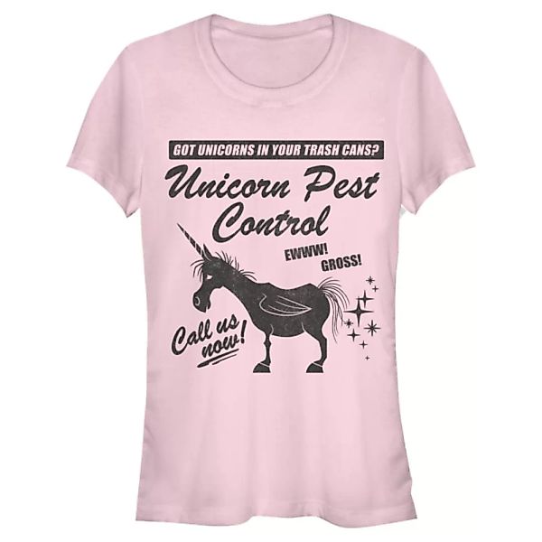 Pixar - Onward - Logo Unicorn Pest Control - Frauen T-Shirt günstig online kaufen