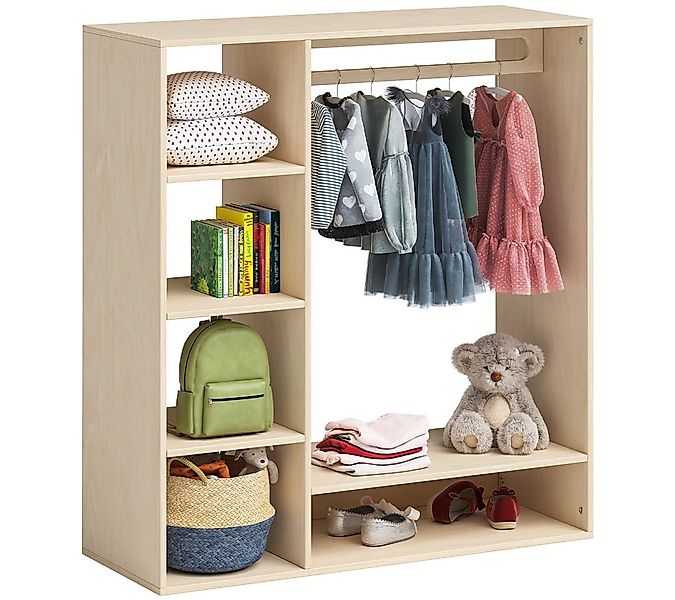 Bellabino Kleiderständer Tea für Kinder aus Birkenholz, Kindergarderobe mit günstig online kaufen