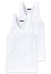 Schiesser Unterhemd "Authentic" 2er-Pack, mit Nadelzug-Muster günstig online kaufen