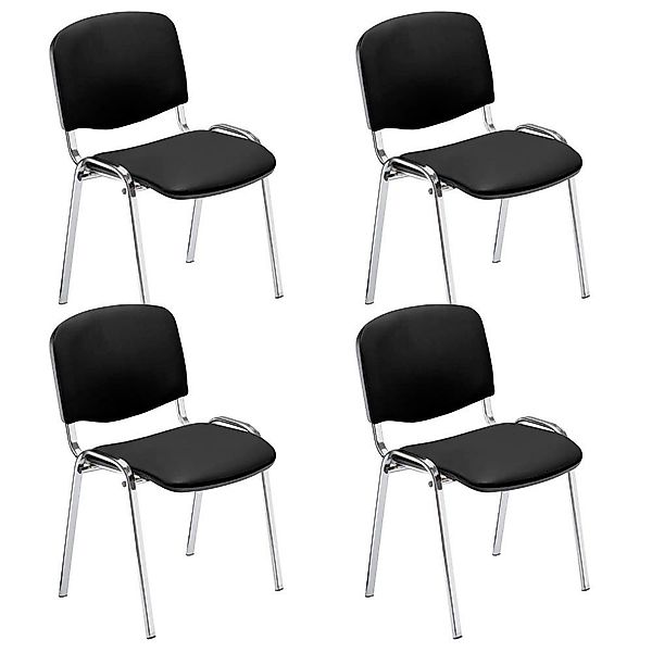 Nowy Styl Besucherstuhl 4 Besucherstühle stapelbar günstig online kaufen