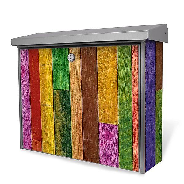Banjado Briefkasten Edelstahl 38.5x31.5x12cm Ohne Zeitungsfach Inkl. Montag günstig online kaufen