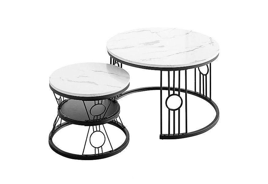 REDOM Couchtisch und 2er Set, Beistelltisch für Schlafzimmer Balkon (Solid günstig online kaufen