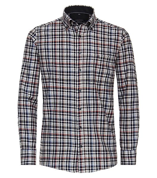CASAMODA Flanellhemd "CASAMODA Flanellhemd kariert" günstig online kaufen
