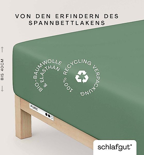 Schlafgut Spannbettlaken PURE BOXSPRING in Gr. günstig online kaufen