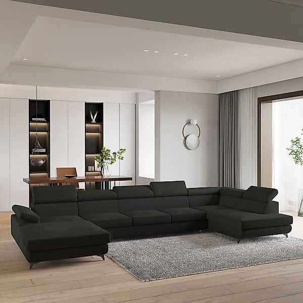 Masseno Ecksofa MONTIVA mit Schlaffunktion U-Form, günstig online kaufen