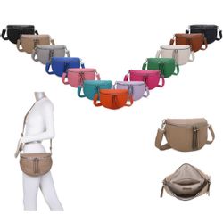 ITALYSHOP24 Bauchtasche Damen Gürteltasche Hüfttasche CrossBody günstig online kaufen