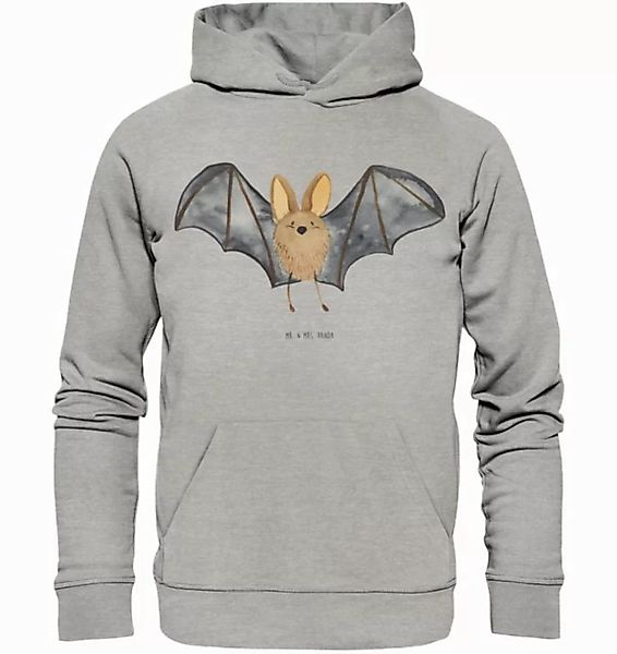 Mr. & Mrs. Panda Hoodie Größe XL Fledermaus Flügel - Heather Grey - Geschen günstig online kaufen