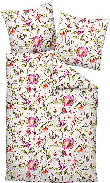 Janine Janine Mako-Satin Bettwäsche MILANO 45111 multicolor Größe:  135x200 günstig online kaufen