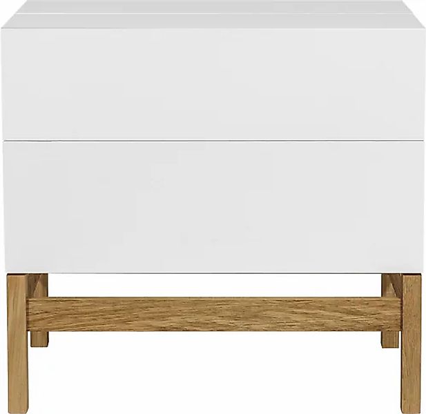 Woodman Barschrank »Delian«, Breite 75 cm, Fußrahmen aus massiver Eiche, im günstig online kaufen