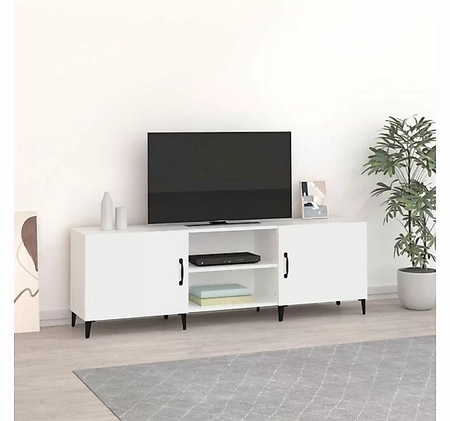 furnicato TV-Schrank Weiß 150x30x50 cm Holzwerkstoff günstig online kaufen