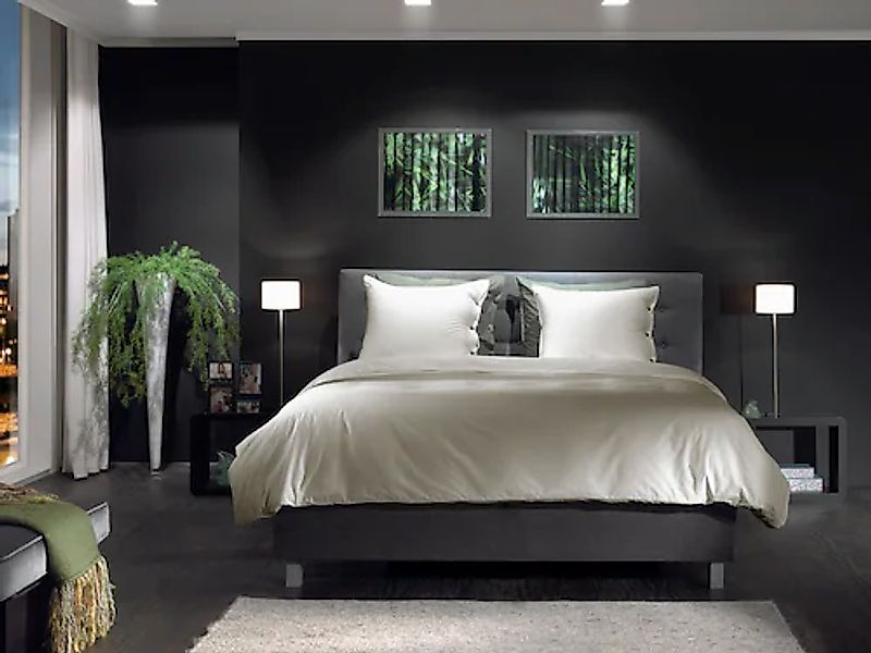 YELLOW Bettwäsche »Percale« 2 Stk. tlg. Uni Design, 100% Baumwolle ab 135x2 günstig online kaufen