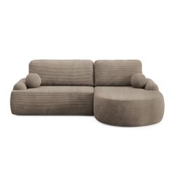 Lookway Ecksofa CLEO CORD Rundes Ecksofa günstig online kaufen