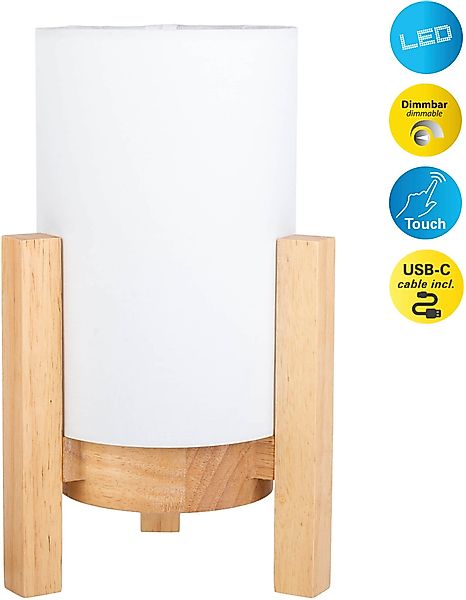 näve LED Tischleuchte Matida, Ein-/Ausschalter, LED günstig online kaufen