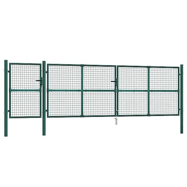 vidaXL Gartentor Mesh-Gartentor Grün 500x175 cm günstig online kaufen