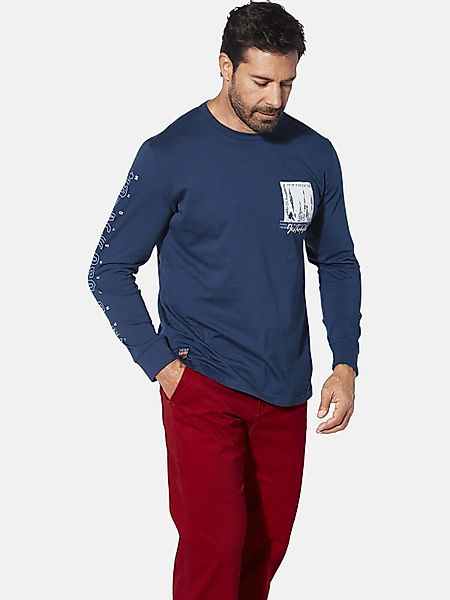 Jan Vanderstorm Langarmshirt WINHOLM mit großem günstig online kaufen
