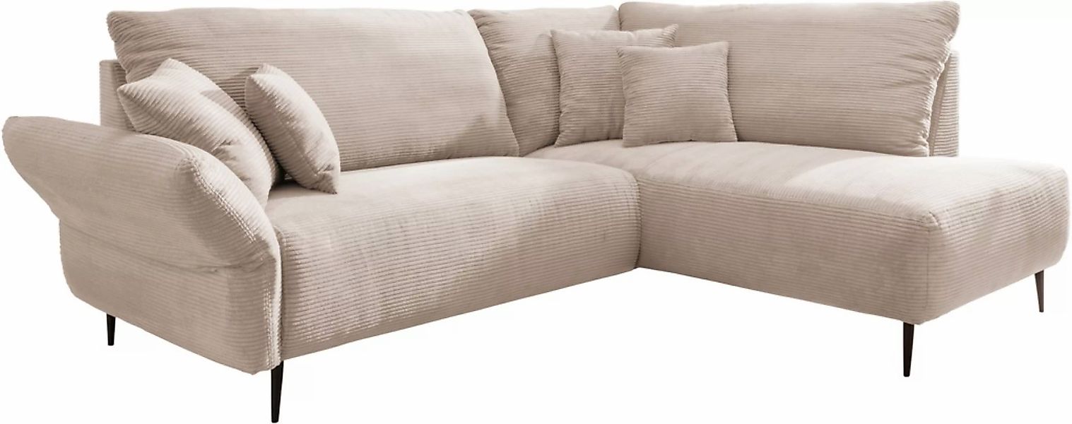 INOSIGN Ecksofa »Vanilla L-Form«, Armlehnenfunktion günstig online kaufen