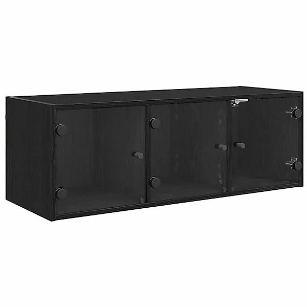 vidaXL Wandschrank Schwarz Eichen-Optik 102 x 37 x 35 cm Holzwerkstoff 8829 günstig online kaufen