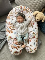 Loolay Stillkissen MINKY/ Baumwolle Seitenschläferkissen GRAU günstig online kaufen