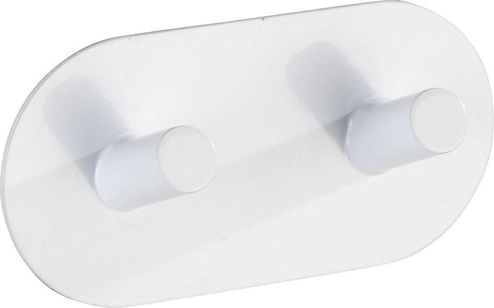 WENKO Klebehaken Wenko Wandhaken Duo weiß, matt günstig online kaufen