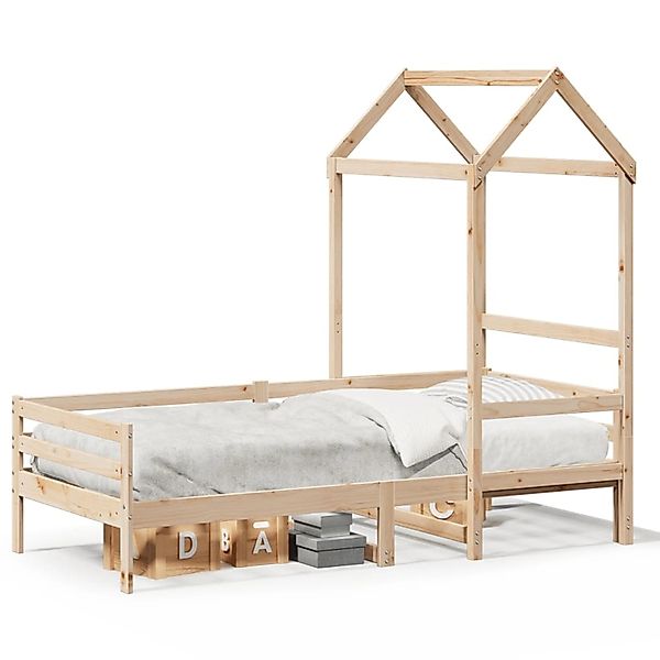 vidaXL Tagesbett mit Dach 90x200 cm Massivholz Kiefer2104795 günstig online kaufen