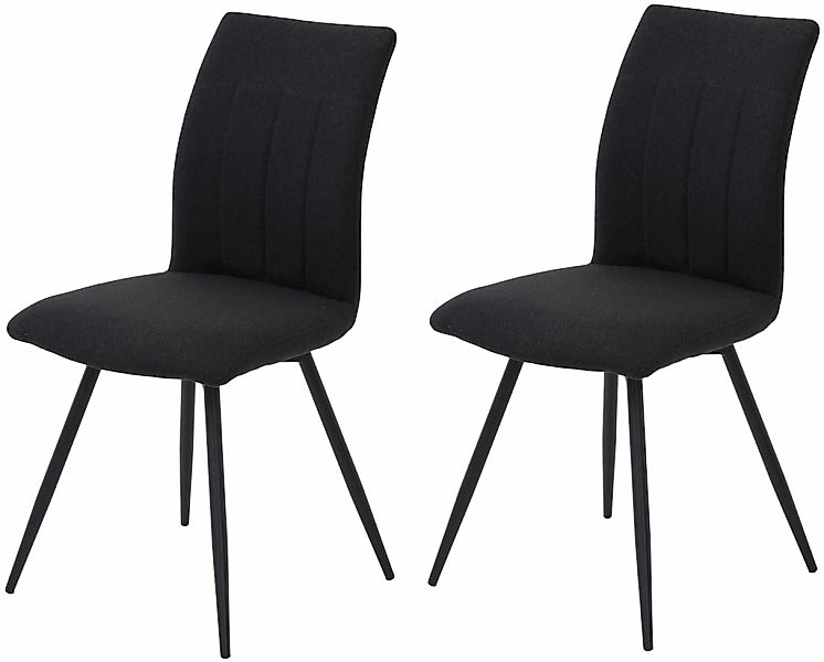 HELA Drehstuhl "Vierfußstuhl RIO", (Set), 2 St., Webstoff, Esszimmerstuhl, günstig online kaufen