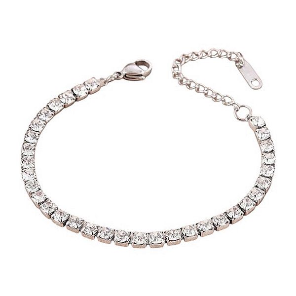 KARMA Tennisarmband Gold Silber Schwarz Metall günstig online kaufen