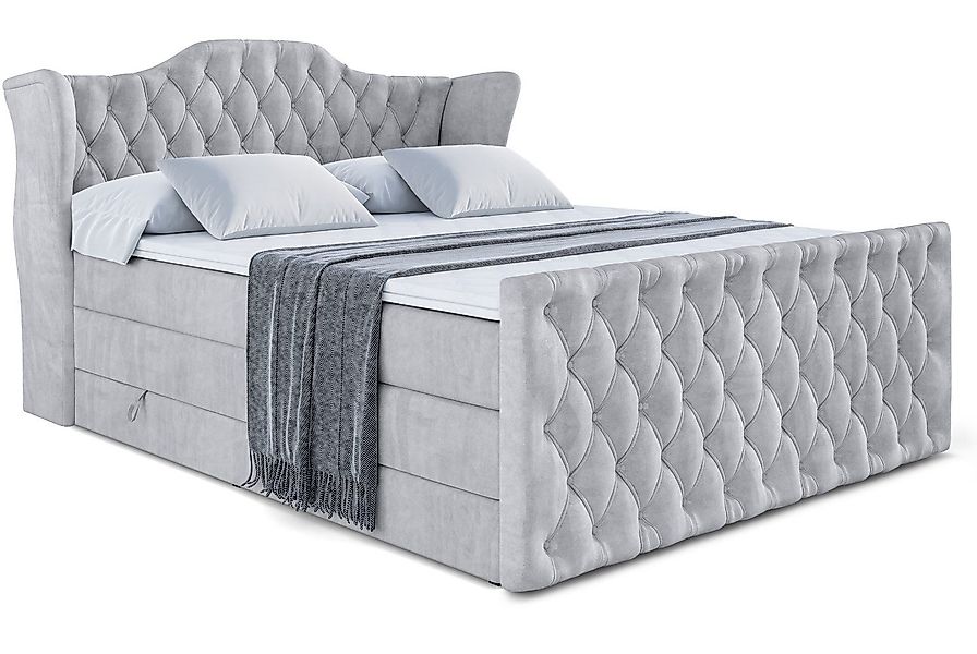 ALTDECOR Boxspringbett VILA-Z KING (Multipocket-Matratze H4, günstig online kaufen