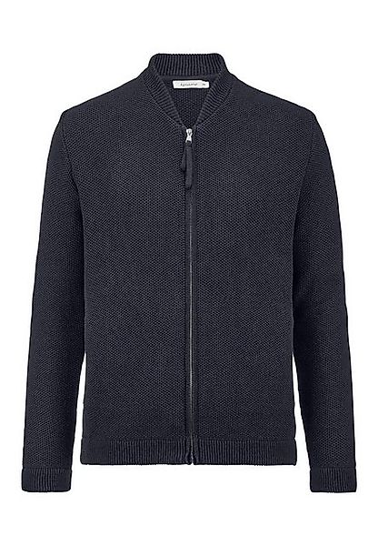 Hessnatur Strickjacke aus reiner Bio-Baumwolle und Schurwolle (1-tlg) günstig online kaufen