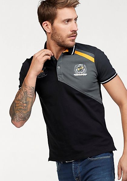 Bruno Banani Poloshirt, Kurzarm, körpernahe Passform, unifarben, mit Polokr günstig online kaufen