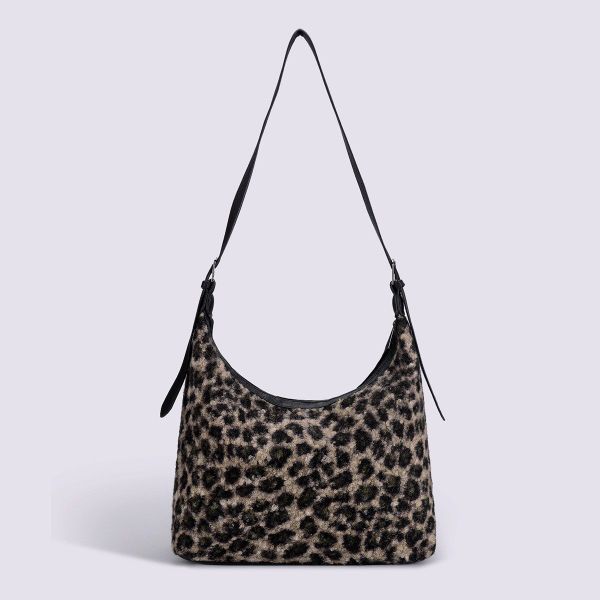 Cocopop Studio Satchel Plüsch Leopard Print günstig online kaufen