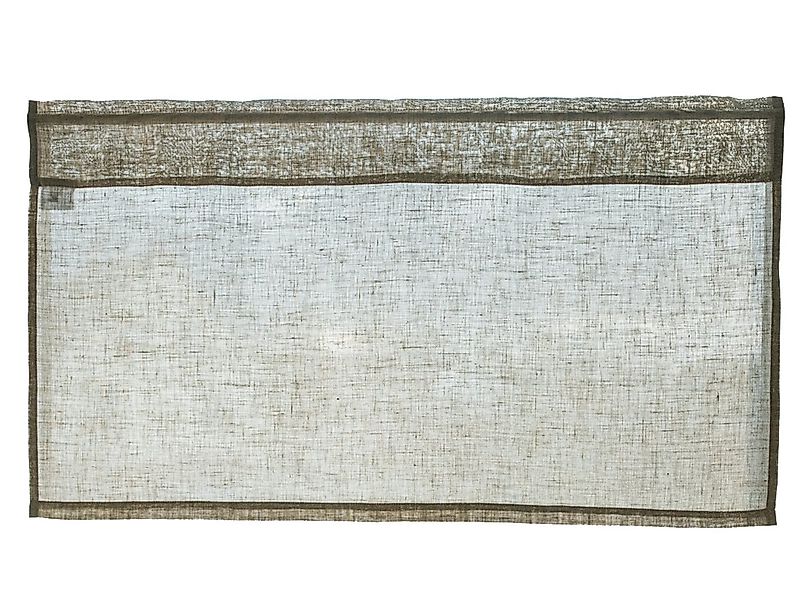 beties Scheibengardine Leinen (1 St), Stangendurchzug, halbtransparent, 100 günstig online kaufen