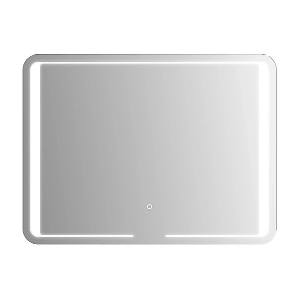 Kristall-Form LED-Spiegel RoomLight III 80 cm x 60 cm Silber günstig online kaufen