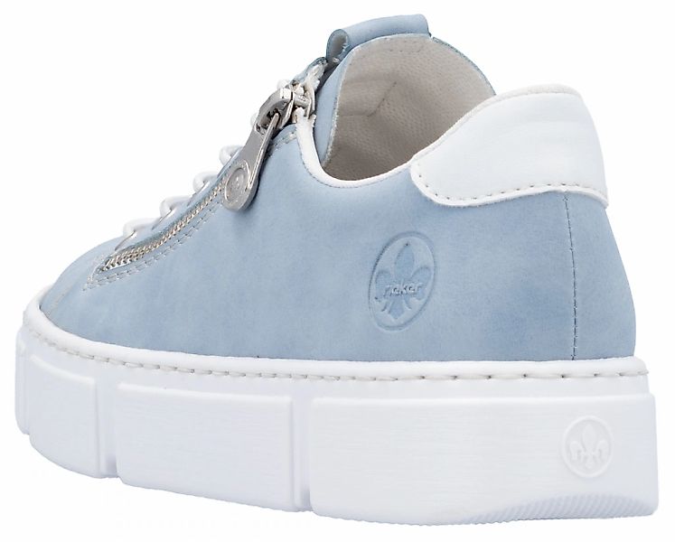 Rieker Slip-On Sneaker, mit Reißverschluss außen, Freizeitschuh, Halbschuh, günstig online kaufen
